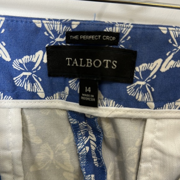 Talbots Butterfly Chino Pant “The Perfect Crop” 14 - Picture 3 of 4